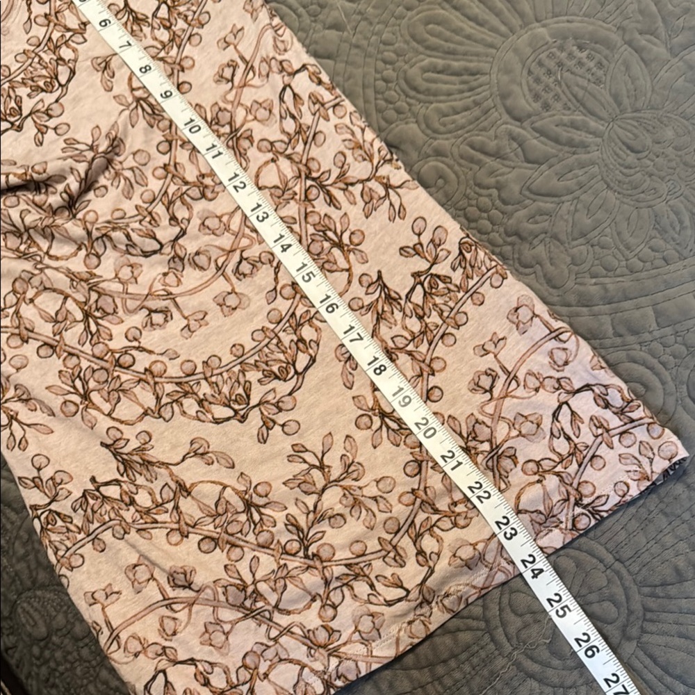 BCBGMaxAzria Light Pink and Brown Patterned Blouse - Picture 10 of 10